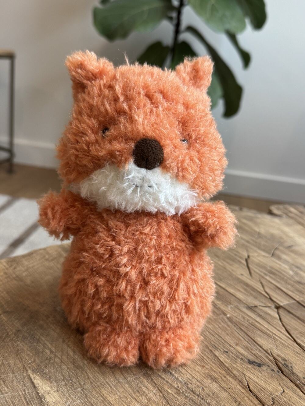 Jellycat Fuzzy Little Fox Plush Stuffed Animal Small Orange White Jelly Cat